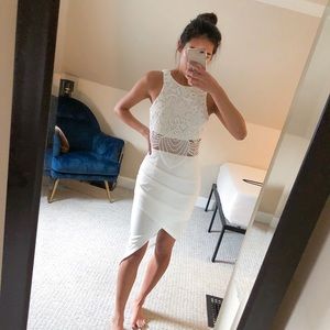 Gorgeous white embroidered white dress (not worn)